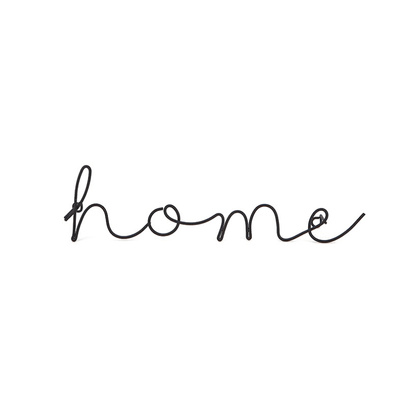 Wall Mount Metal Hook - Word Hook Decluttered Homes