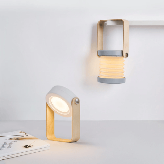 Portable Table Lamp - Collapsible Lantern Portable Table Study Lamp Decluttered Homes