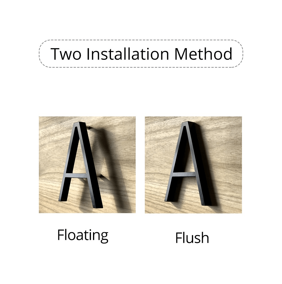 Modern House Number Modern House Number Decluttered Homes