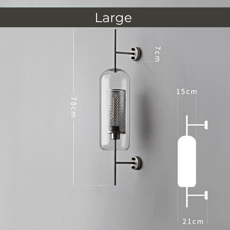 Modern Glass Wall Lamp Wall Sconces Decluttered Homes