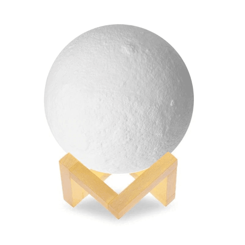 3D Print Moon Lamp LAMP Decluttered Homes