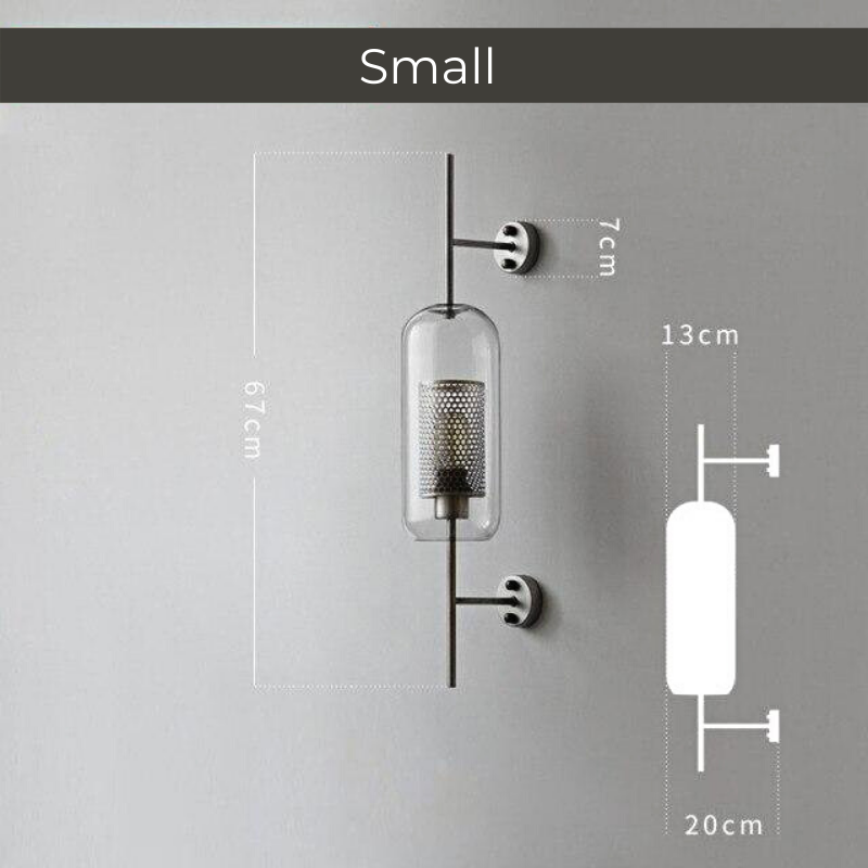 Modern Glass Wall Lamp Wall Sconces Decluttered Homes