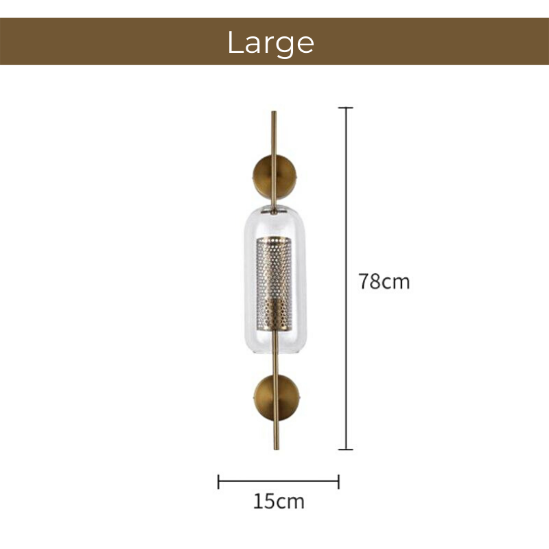 Modern Glass Wall Lamp Wall Sconces Decluttered Homes