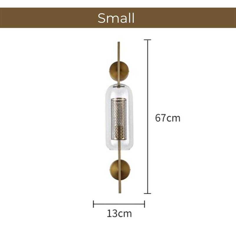 Modern Glass Wall Lamp Wall Sconces Decluttered Homes