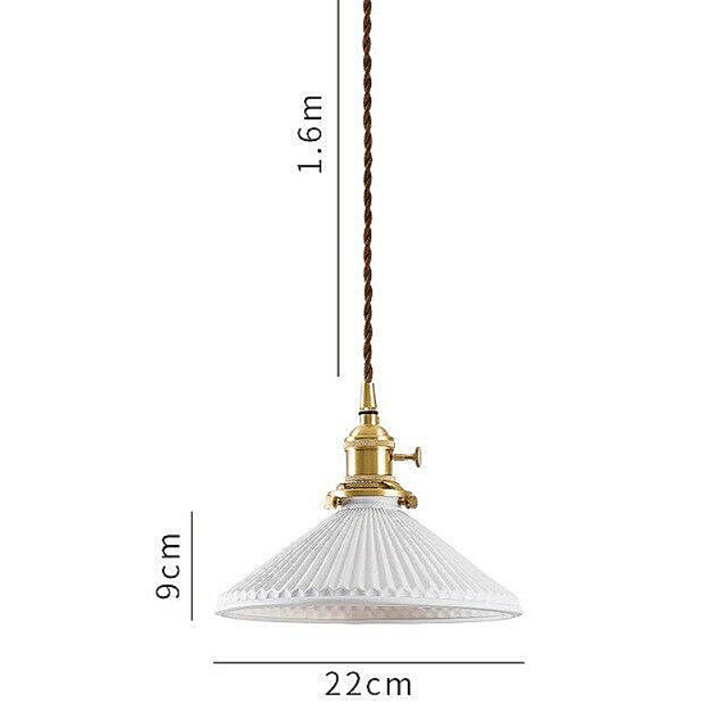 White Ceramic Pendant Light Pendant Lights Decluttered Homes
