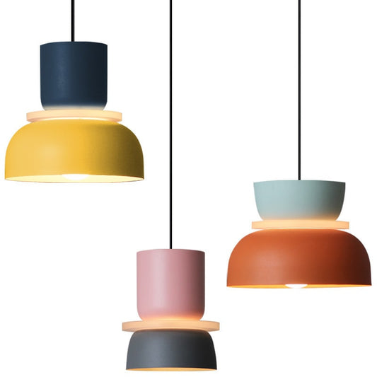 Modern Colorful Pendant Light Lighting Decluttered Homes