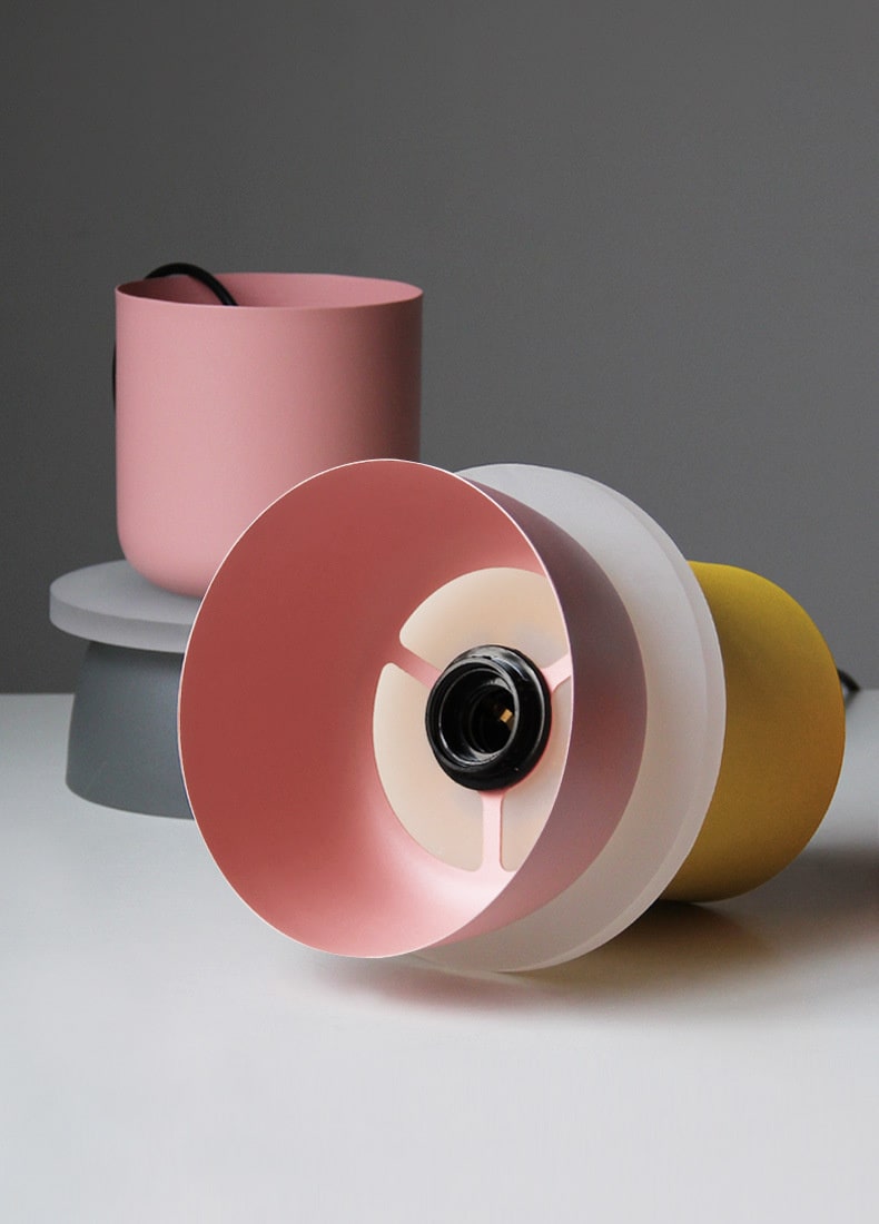 Modern Colorful Pendant Light - Small  Decluttered Homes