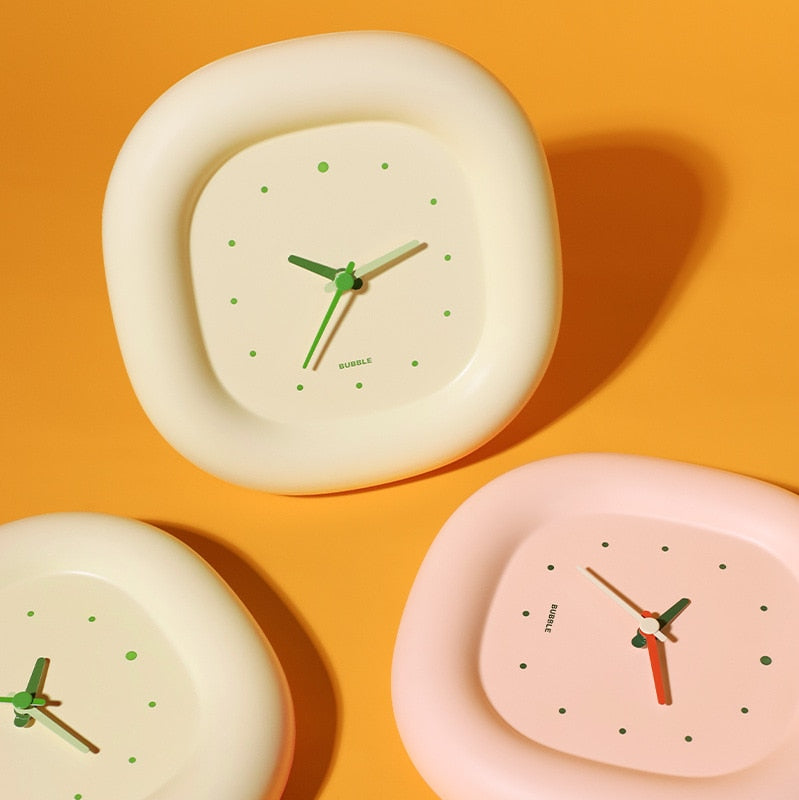 Minimalist Bubble Wall / Desk Clock clock Decluttered Homes