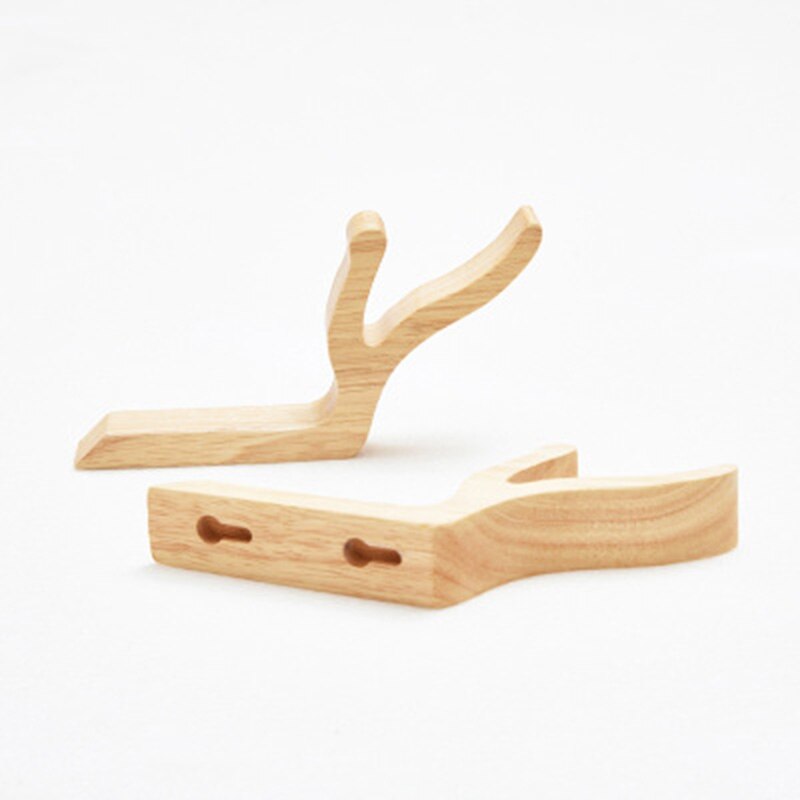 Decorative Natural Wood Coat Hanger Natural Wood Wall Hook Decluttered Homes