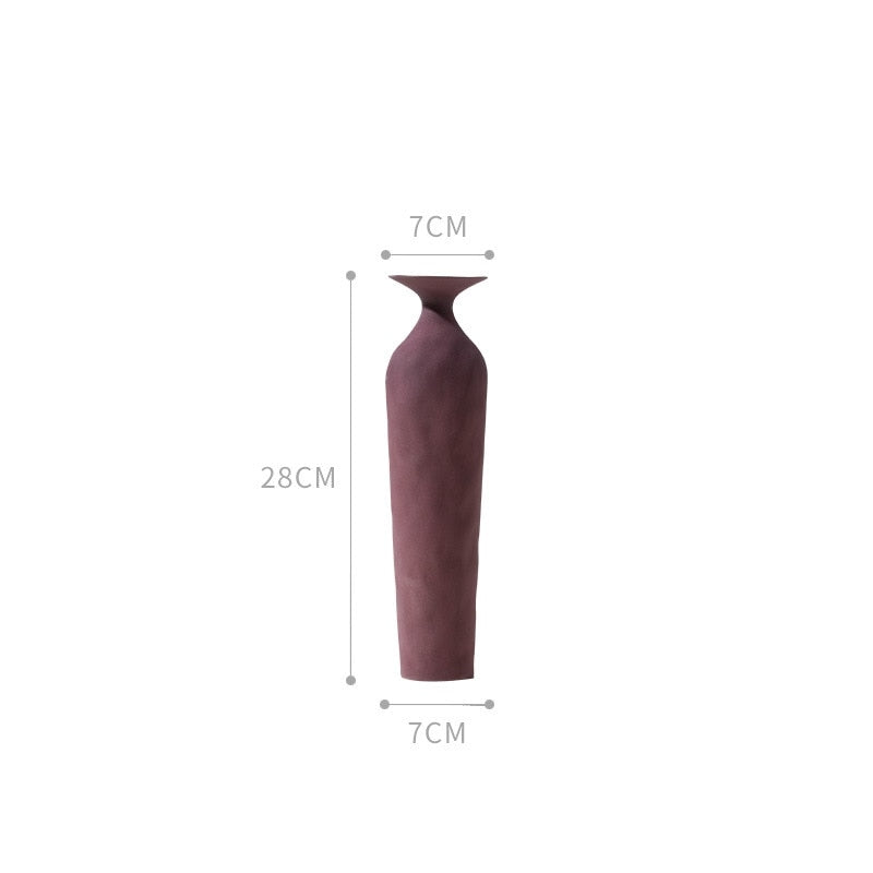 Modern Ceramic Flower Vase vase Decluttered Homes