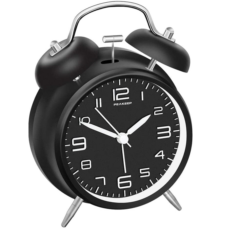 Round Desk Alarm Clock Round Vintage Desk Clock Decluttered Homes