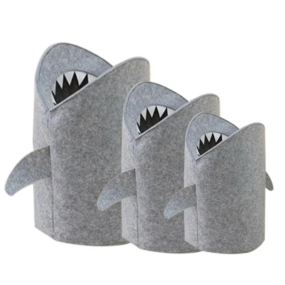 Decluttered Homes Laundry Storage Basket Shark Shape DeclutteredHomes Organizer Bag