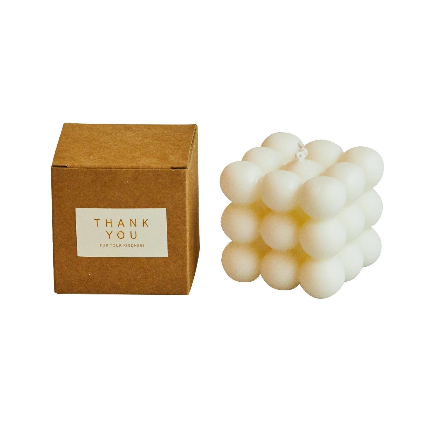 Bubble Cube Candle - Aromatherapy Candle Decluttered Homes