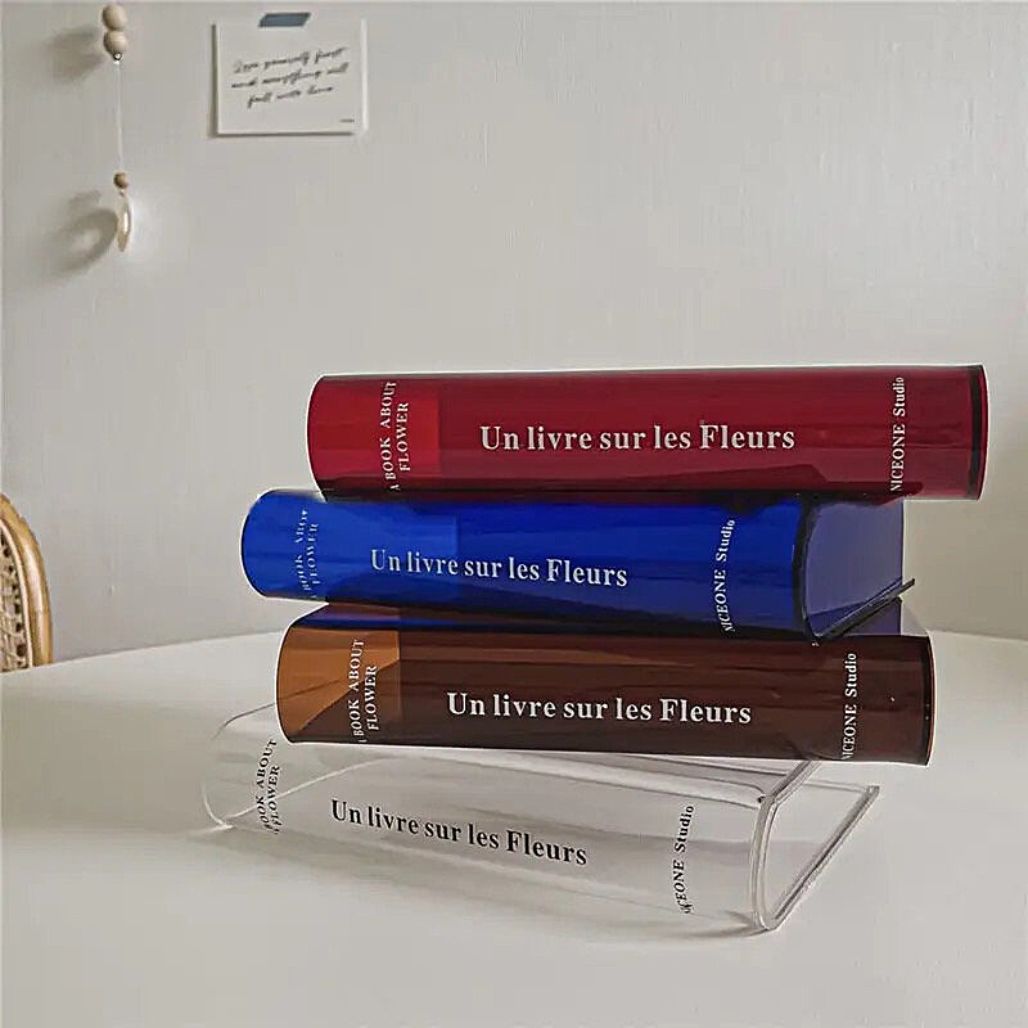 Book Shape Vase for Flowers Vase Decluttered Homes