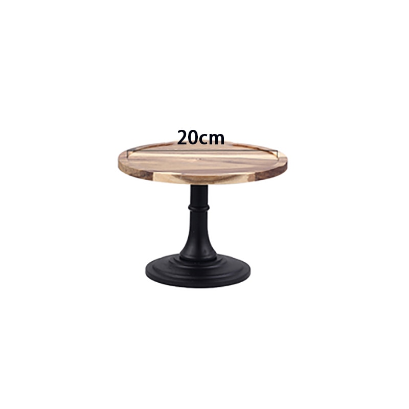 Wooden Cake Plate Stand Cake Plate Stand Decluttered Homes