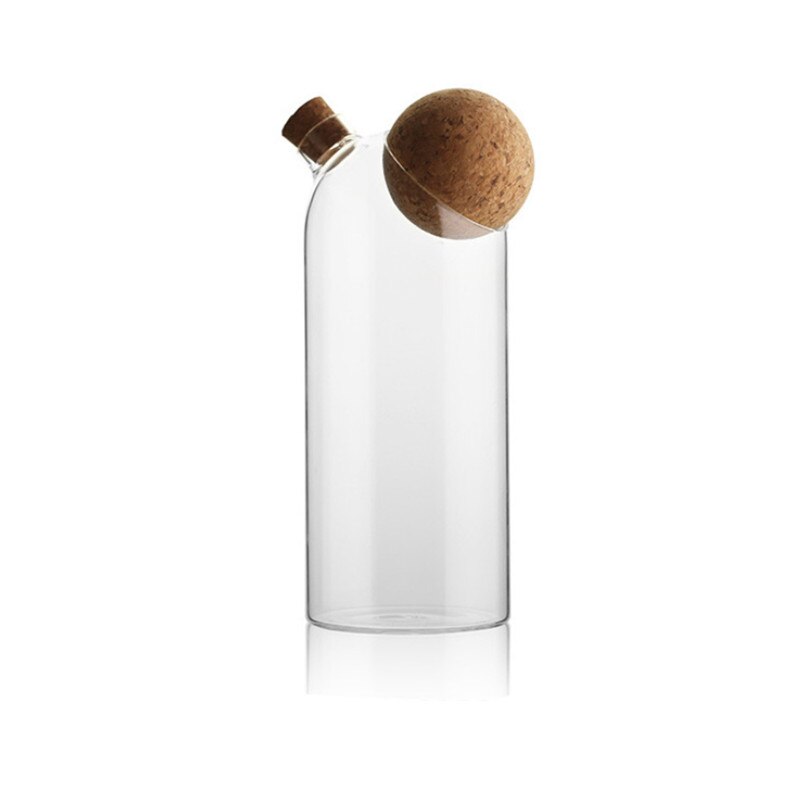 Glass Storage Jar With Cork Lid Ball Glass Storage Jar With Cork Lid Ball Decluttered Homes