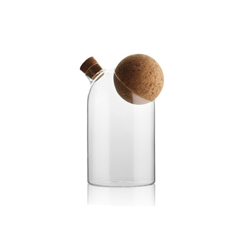 Glass Storage Jar With Cork Lid Ball Glass Storage Jar With Cork Lid Ball Decluttered Homes