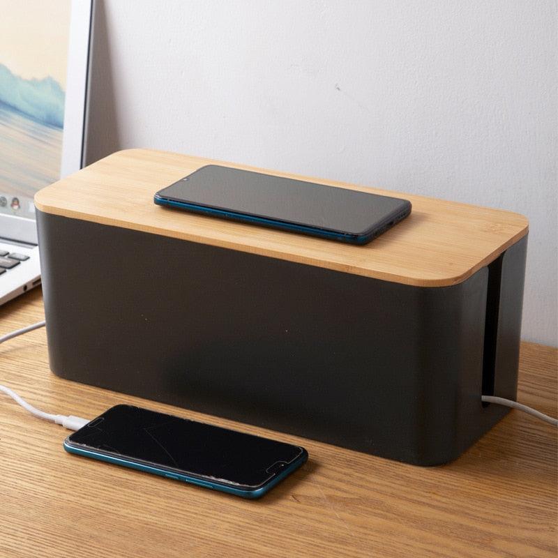 Cable Management Box Office Organizer Decluttered Homes