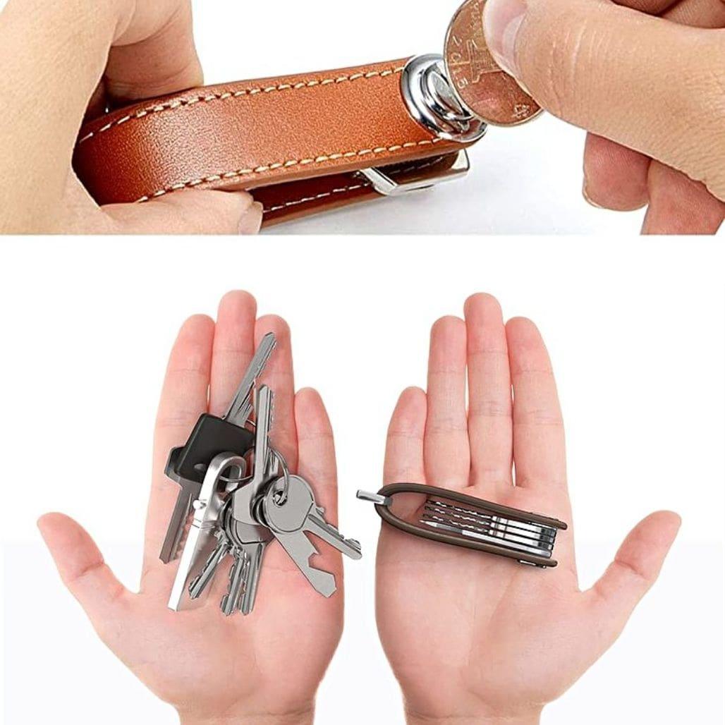 Compact Minimalist Key Organizer key organizer Decluttered Homes