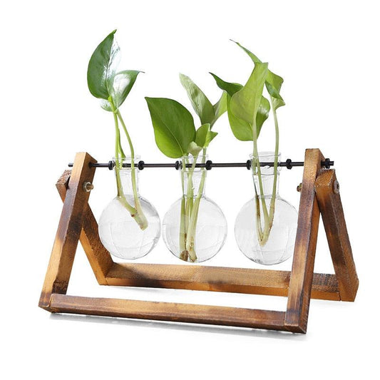 Wooden Flower Vase Display Flower Vase Decluttered Homes