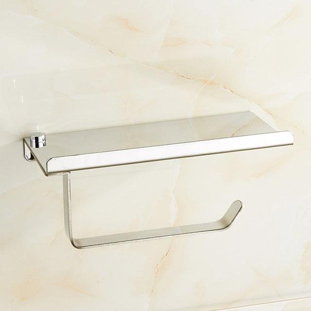 Bathroom Toilet Paper & Phone Holder Bathroom Toilet Paper Holder Decluttered Homes