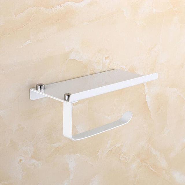 Bathroom Toilet Paper & Phone Holder Bathroom Toilet Paper Holder Decluttered Homes