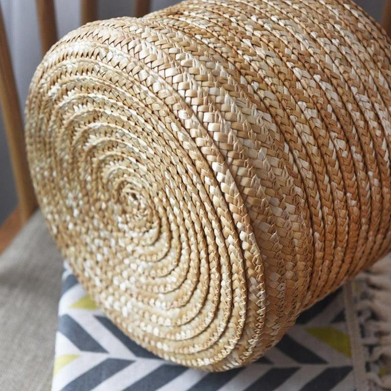 Handmade Straw Basket Set (3-PCS) Basket Organizer Decluttered Homes