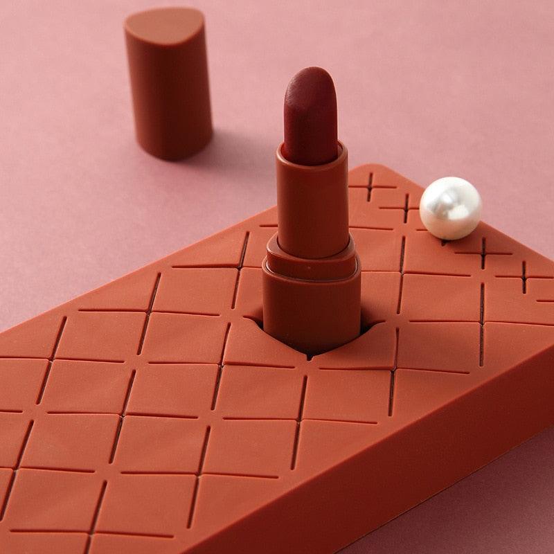 Creative Portable Lipstick Organizer Storage Box Decluttered Homes