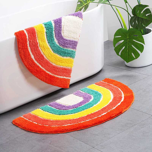 Rainbow Bathroom Mat Rainbow Bathroom Mat Decluttered Homes