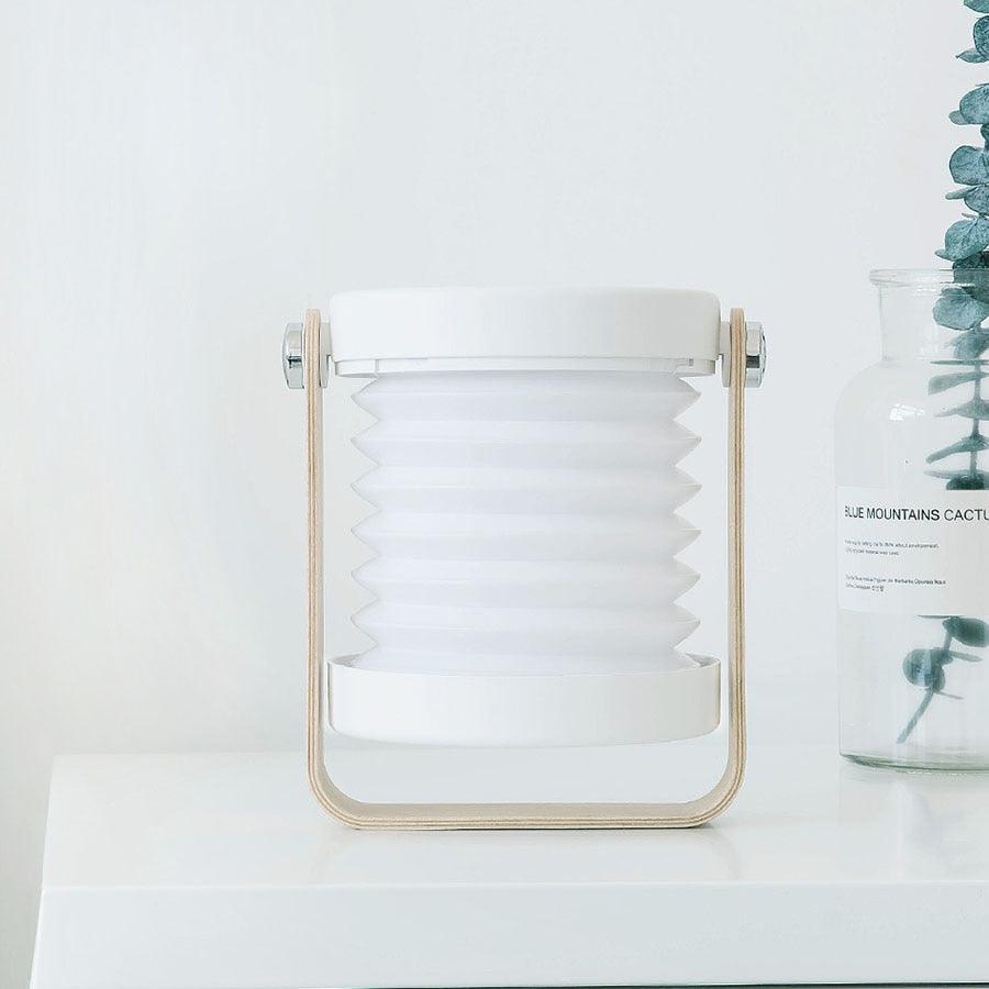 Portable Table Lamp - Collapsible Lantern Portable Table Study Lamp Decluttered Homes