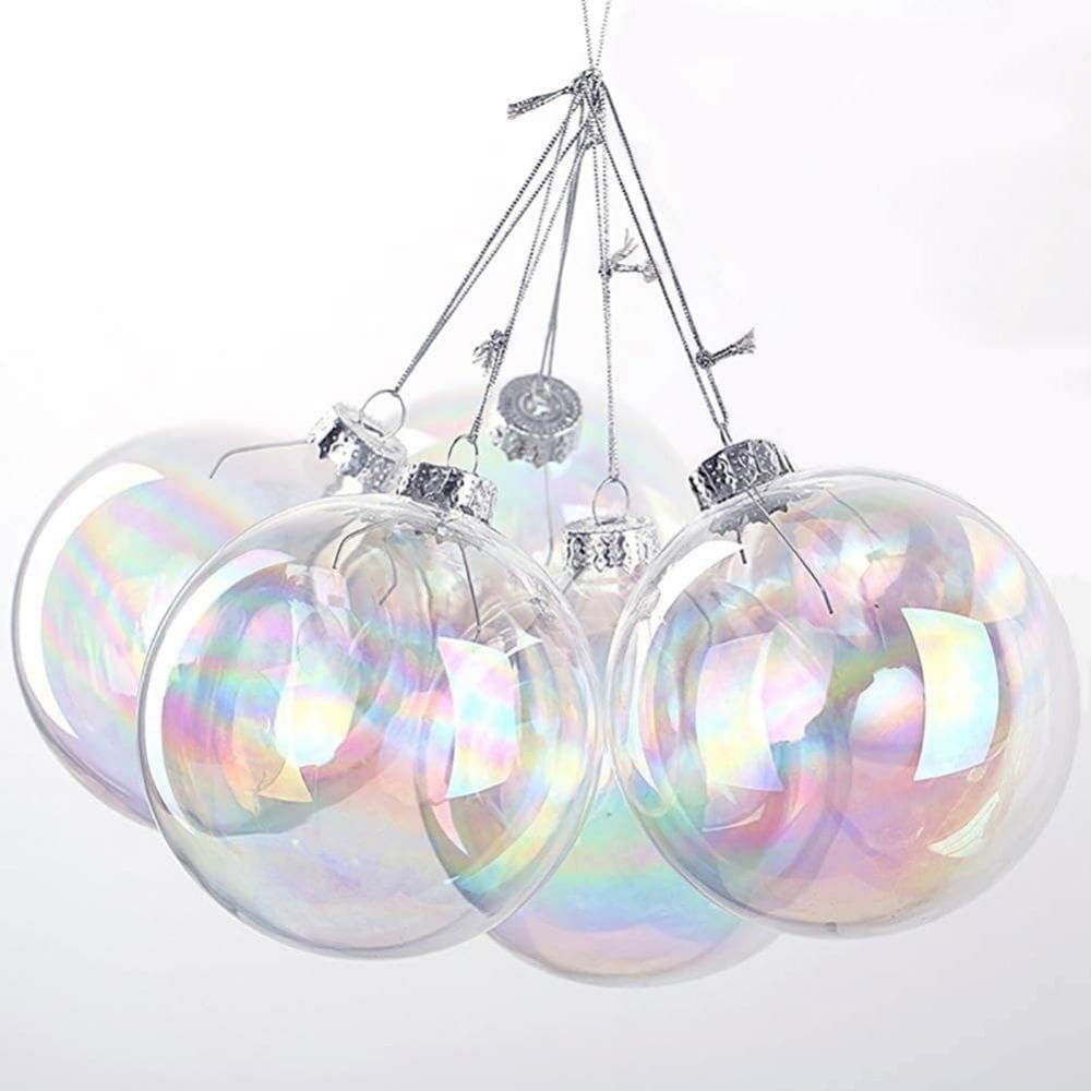 Iridescent Ball Christmas Ornament Christmas Ornament Decluttered Homes