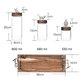 Nordic Glass Storage Jars with Original Wood Lid Nordic Glass Storage Jars with Original Wood Lid Decluttered Homes