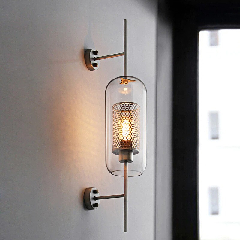 Modern Glass Wall Lamp Wall Sconces Decluttered Homes