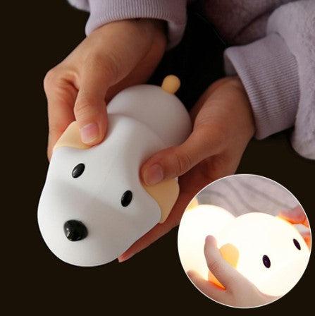 Silicone Puppy LED Night Light Night Light Lamp Decluttered Homes