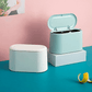 Mini Countertop Trash Can with Lid Mini Countertop Trash Can with Lid Decluttered Homes