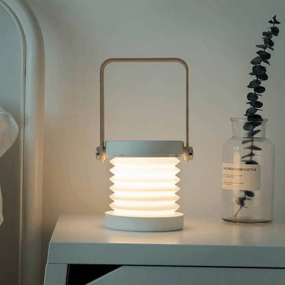 Portable Table Lamp - Collapsible Lantern Portable Table Study Lamp Decluttered Homes