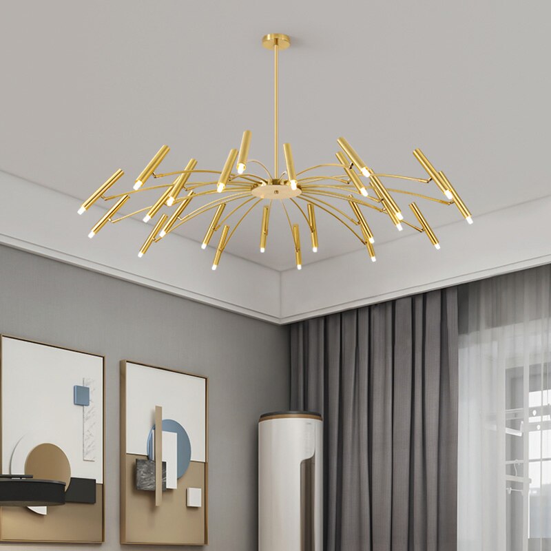 Bella Modern LED Chandelier Chandelier Decluttered Homes