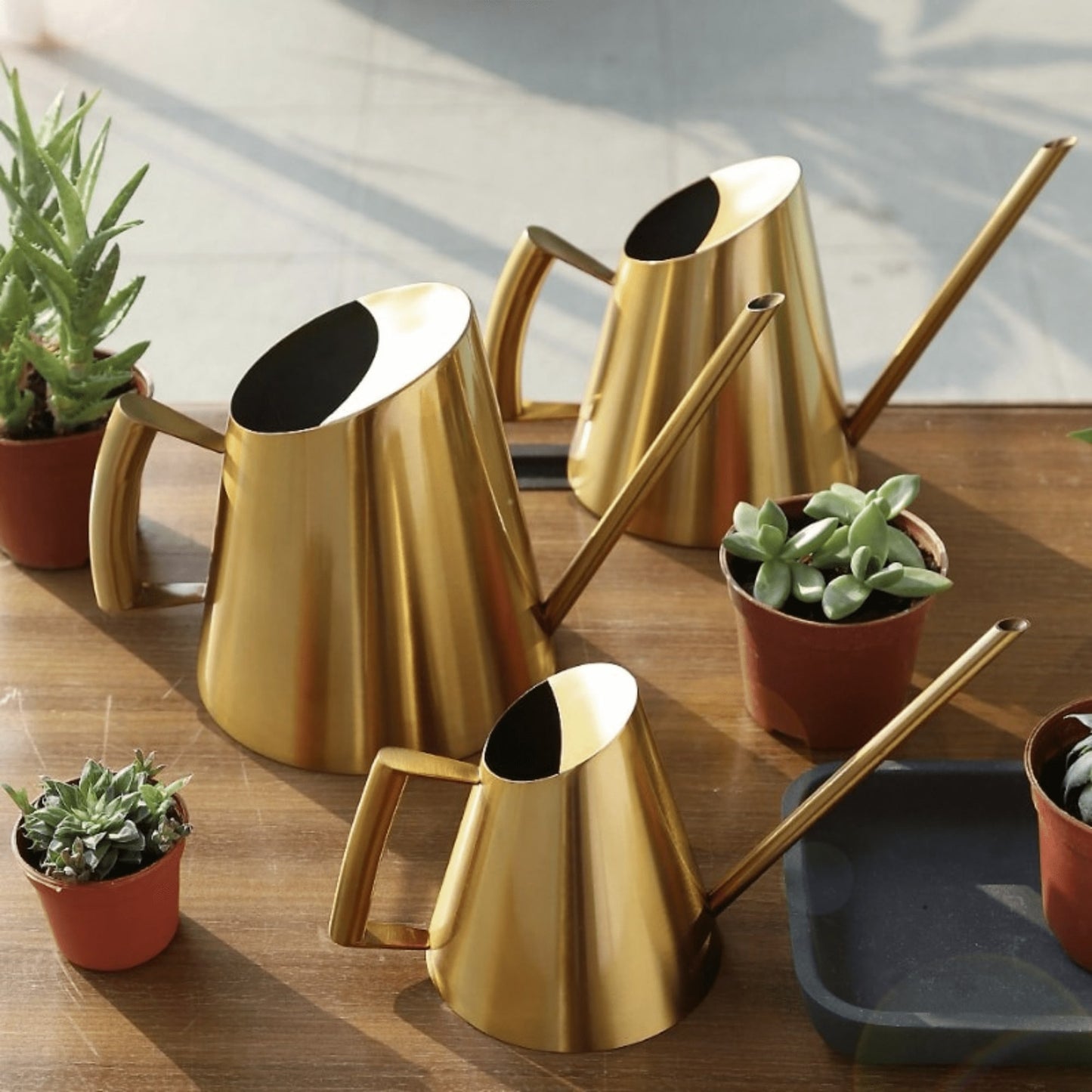 Modern Metal Watering Can Watering can Decluttered Homes