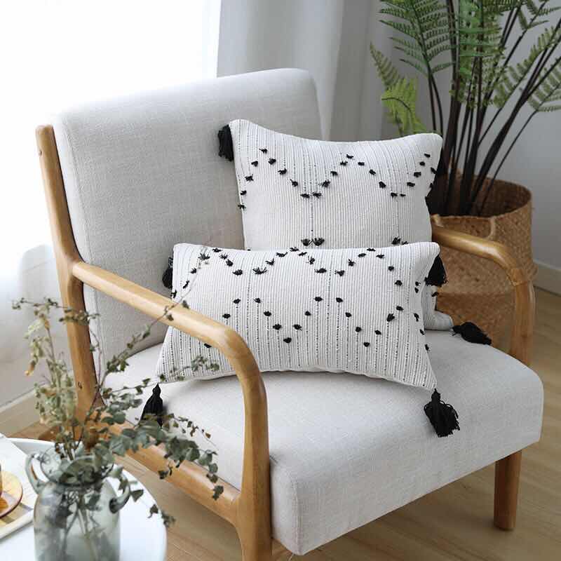 Boho decorative pillow covers Cushion Cover Decluttered Homes