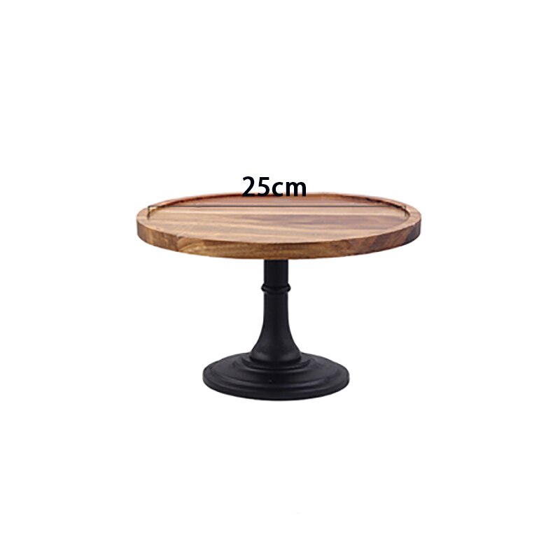 Wooden Cake Plate Stand Cake Plate Stand Decluttered Homes