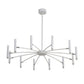 Bella Modern LED Chandelier Chandelier Decluttered Homes