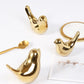 Ceramic Gold Bird Ceramic Gold Bird Decluttered Homes