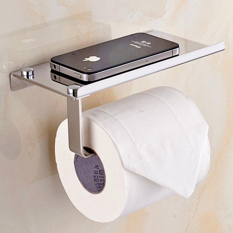 Bathroom Toilet Paper & Phone Holder Bathroom Toilet Paper Holder Decluttered Homes
