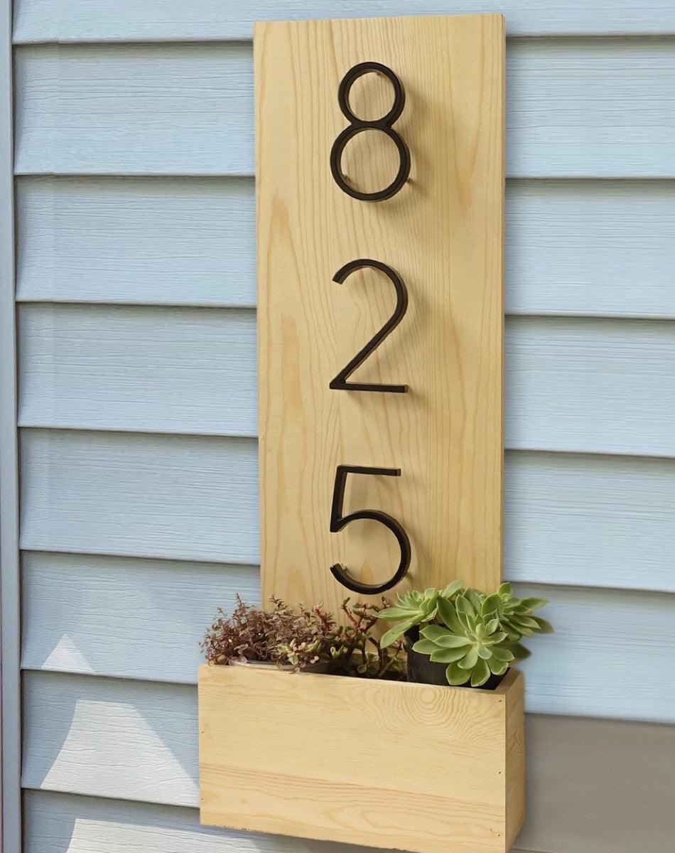 Modern House Number Modern House Number Decluttered Homes