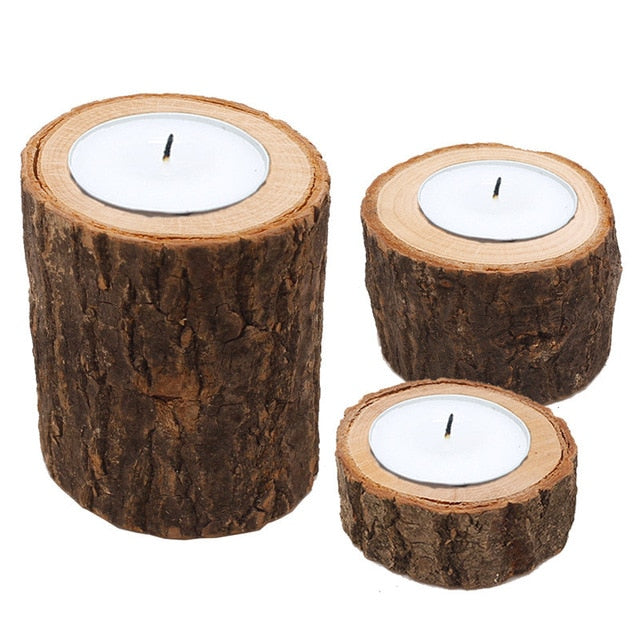 Wood Candle Holders Wood Candle Holders Decluttered Homes