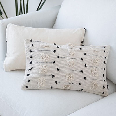 Boho Tufted Throw Pillow Covers Cushion Cover Decluttered Homes