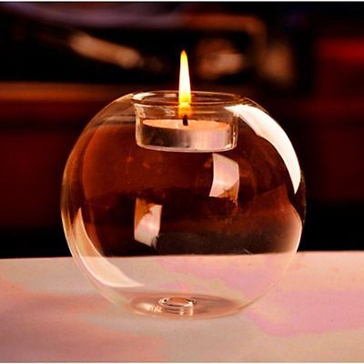 Round Glass Tealight Candle Holder Candle Holders Decluttered Homes