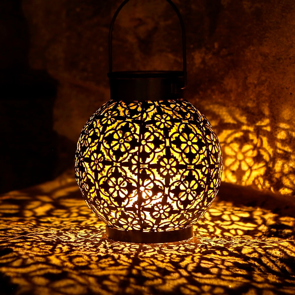 Moroccan Solar Lantern Lights Moroccan Solar Lantern Decluttered Homes