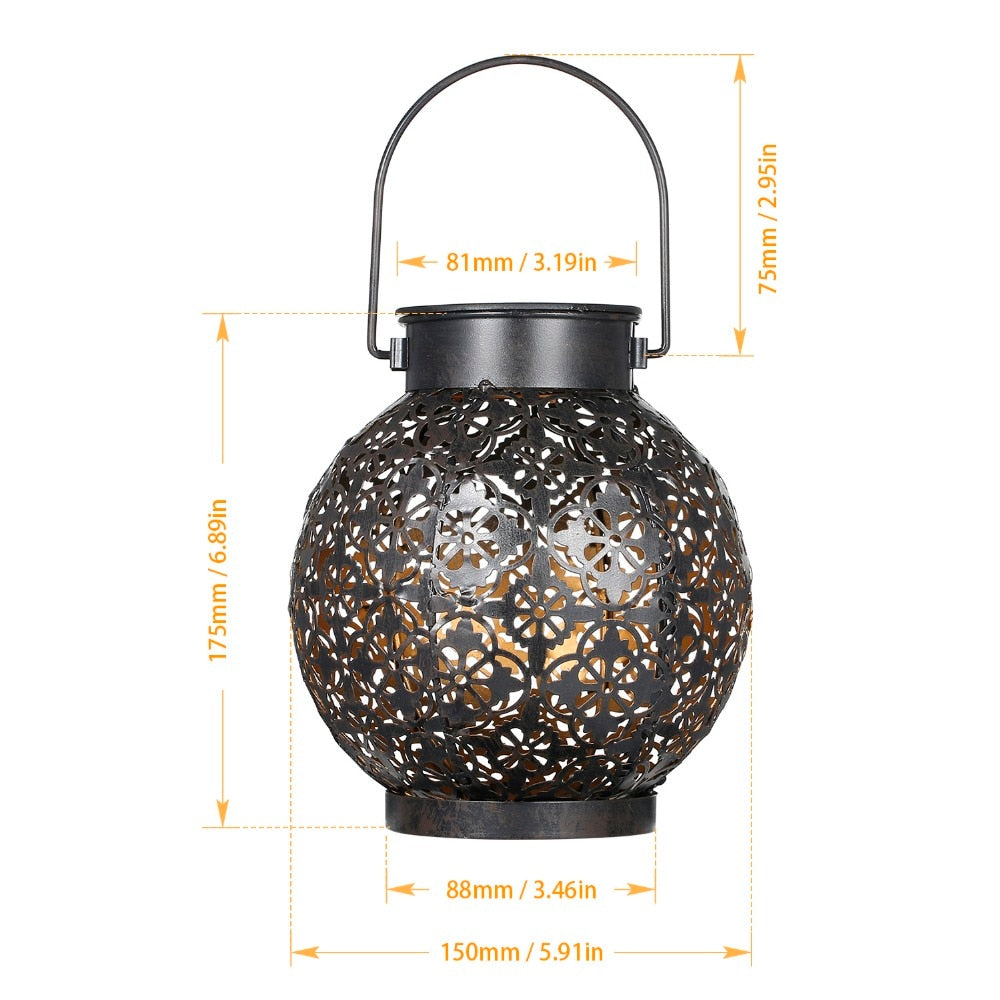 Moroccan Solar Lantern Lights Moroccan Solar Lantern Decluttered Homes