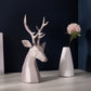 Geometric Deer Figurines Geometric Deer Head Figurines Decluttered Homes